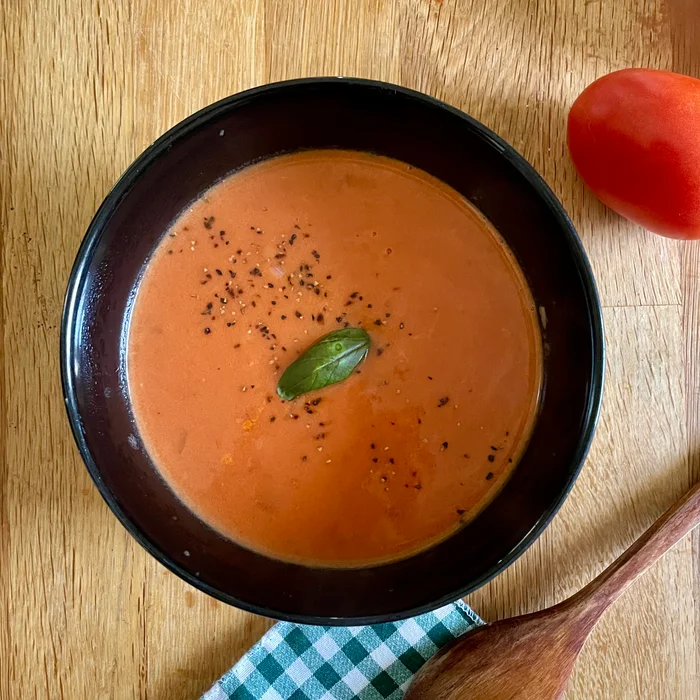 Tomato Coconut Cream Soup (Using Canned Tomatoes)