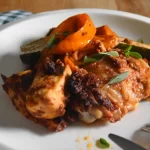 a medium close up of plated sun-dried tomato and walnut casserole