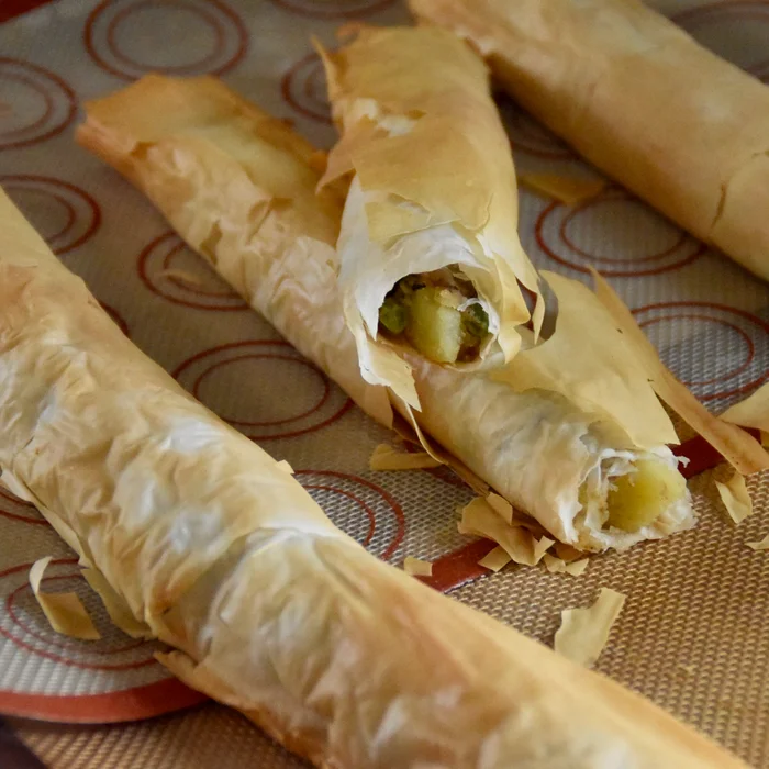 Samosa Filo Strudels – Easy Shareable Appetizer