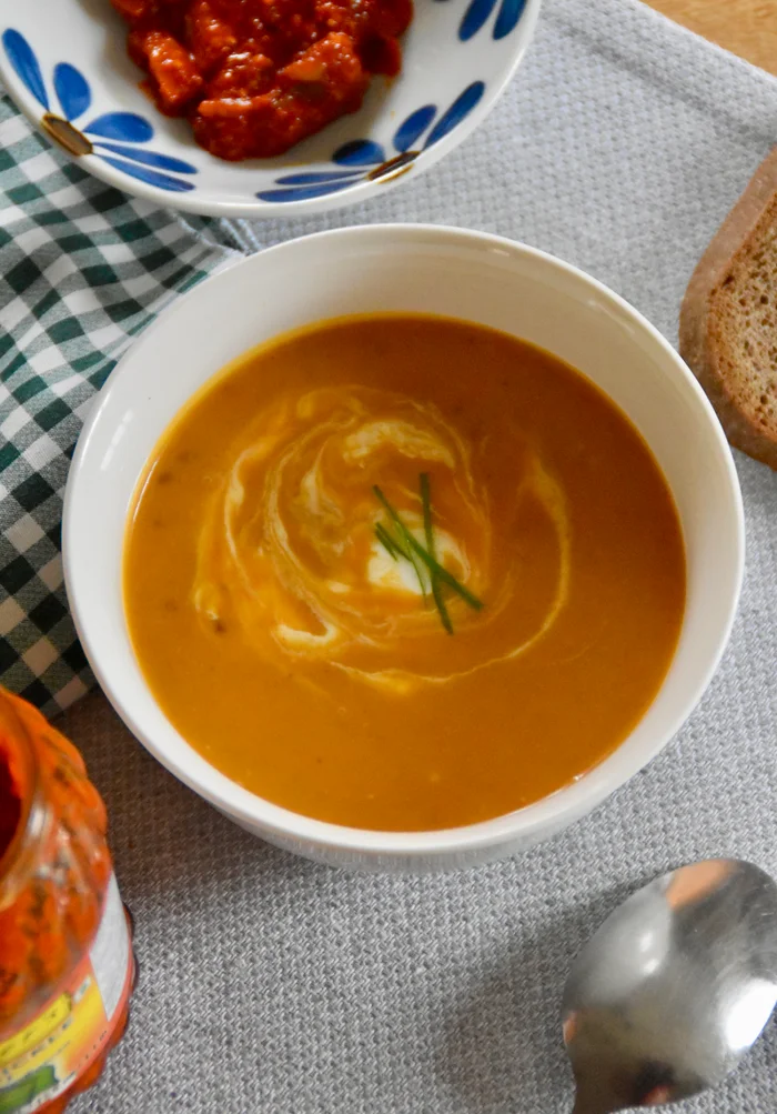 Mango Pickle Butternut Squash Soup