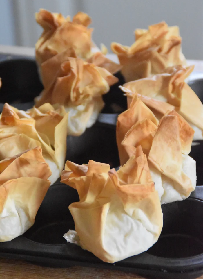 Ricotta Walnut Honey Filo Parcels (5 Ingredients Only!)